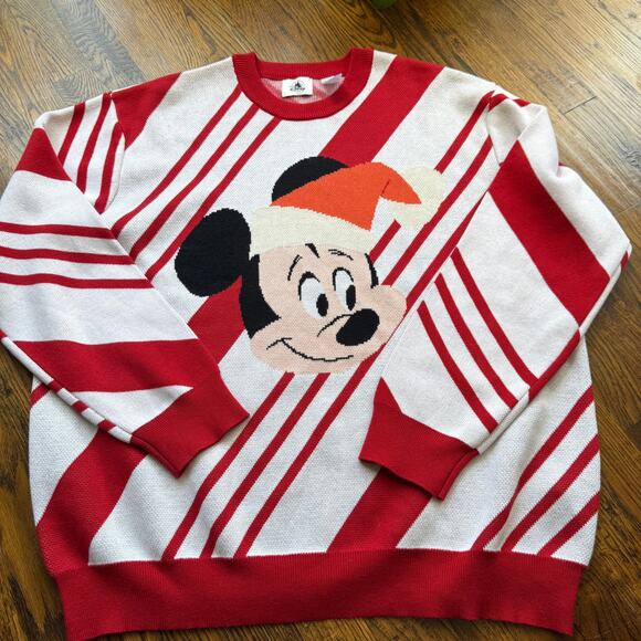 Disney Parks 2023 Christmas Mickey Mouse Holiday Sweater Family Matching Size L - Picture 1 of 4